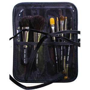 Disote 7-Piece Brush Roll Collection – Professional Makeup Brushes with Travel Case