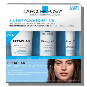 Disote Effaclar 3-Step Acne Treatment System – Clear Skin Regimen for Acne-Prone Skin